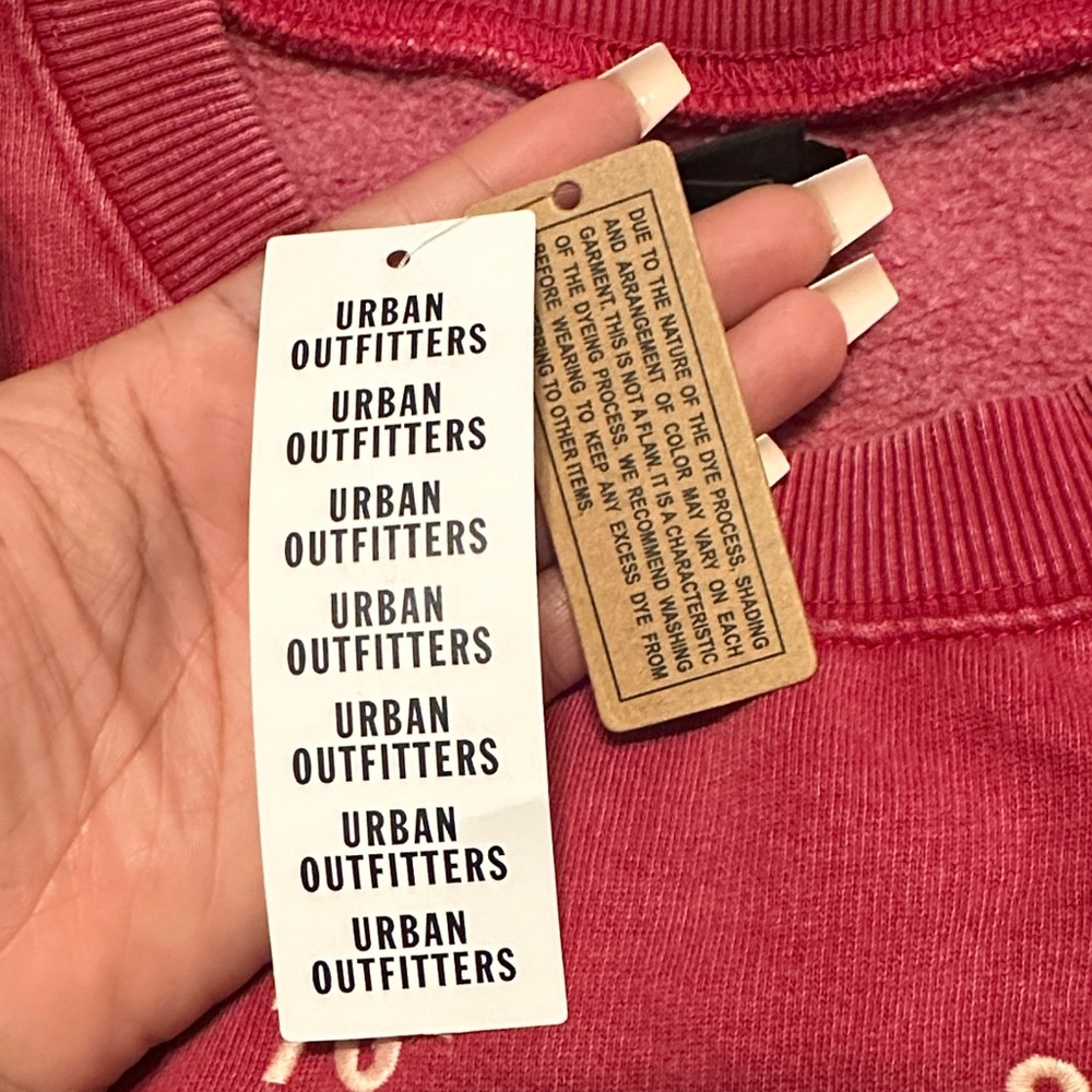 Urban Outfitters Red Graphic Crewneck Sweater - Picture 3 of 6